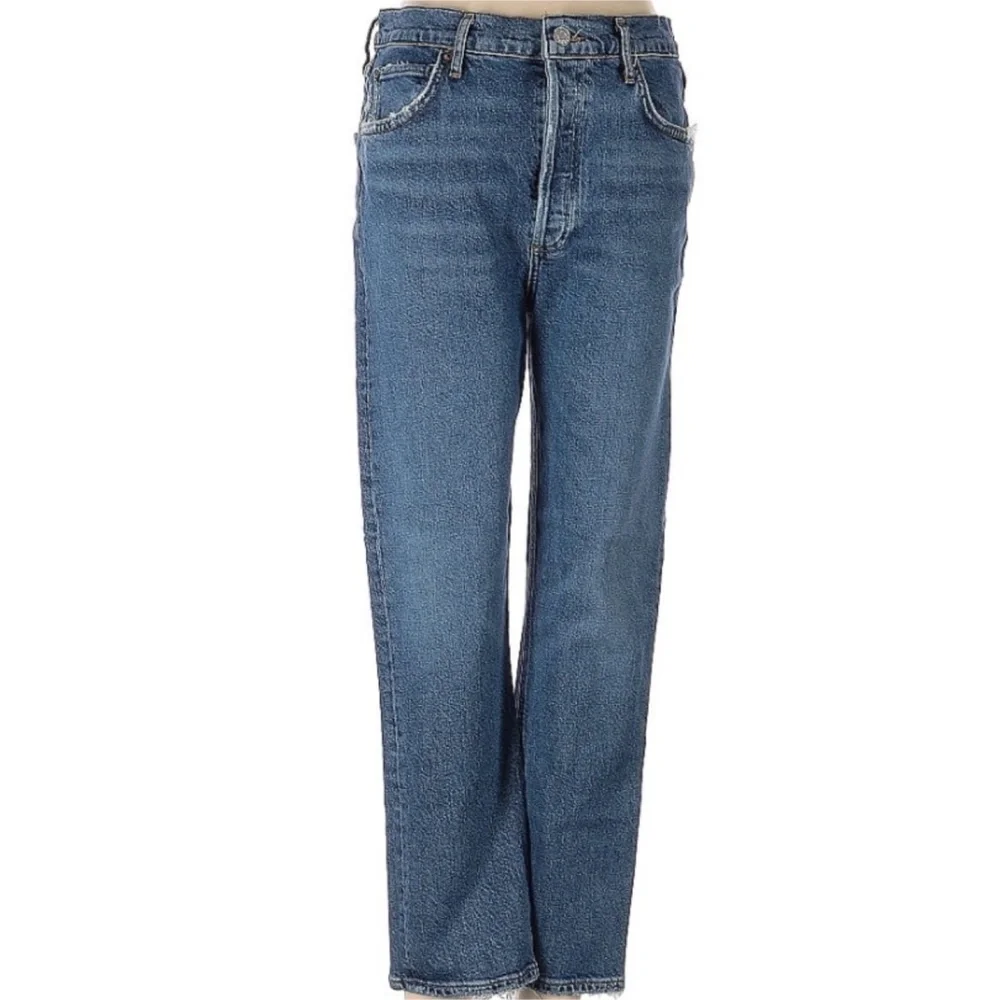 Agolde Riley Cropped Jeans - Picture 1 of 2